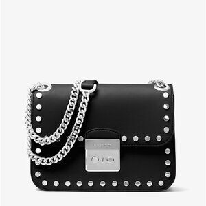 Michael Kors Sloan Editor Chain Stud  Leather Shoulder Bag
